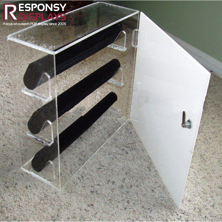 Custom-made Counter Double-sided Acrylic Jewelry Display Cases