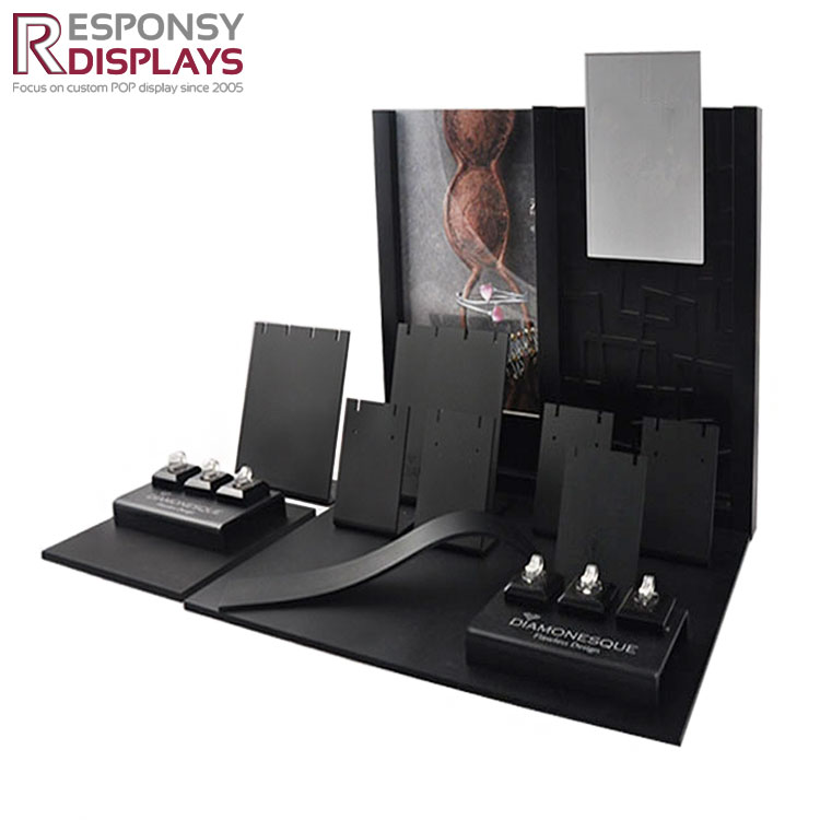Custom Black Acrylic Earring Display Stand