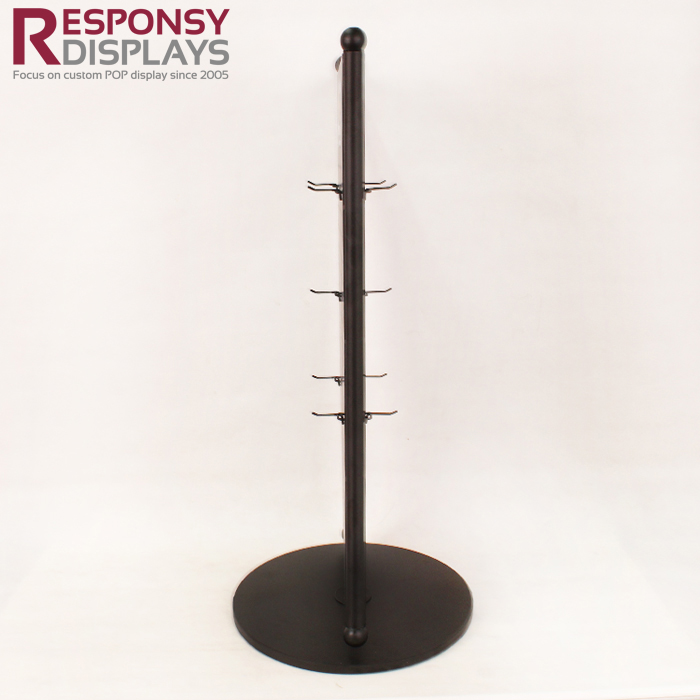Modern Style Two Sides Countertop Revolving Display Rack For Snaffle