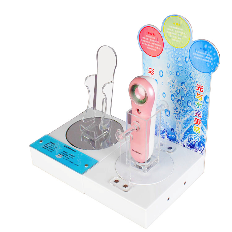 Creative Design Counter Acrylic Water Supply Instrument Display Stand with Magnet and Wiggle